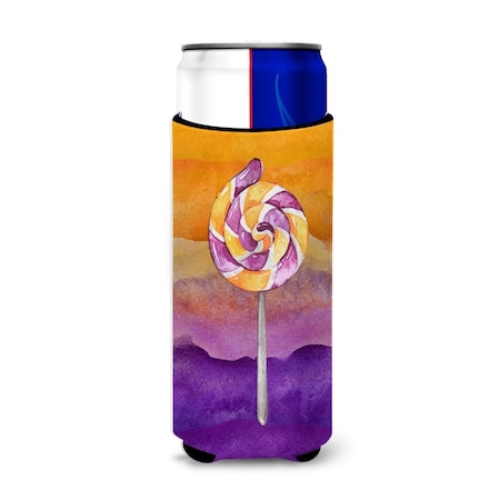 Carolines Treasures Halloween Sucker Lollipop Michelob Ultra Hugger for Slim Cans BB7466MUK